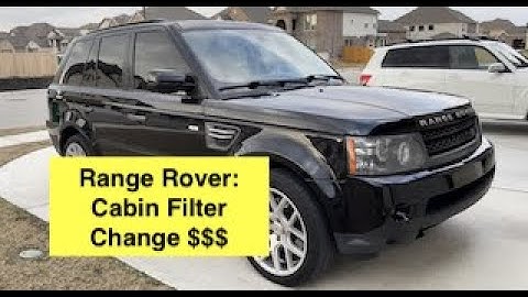 How to change #Cabin #Filter or #pollen #Filter on your #Range #Rover #HSE under 3 minutes