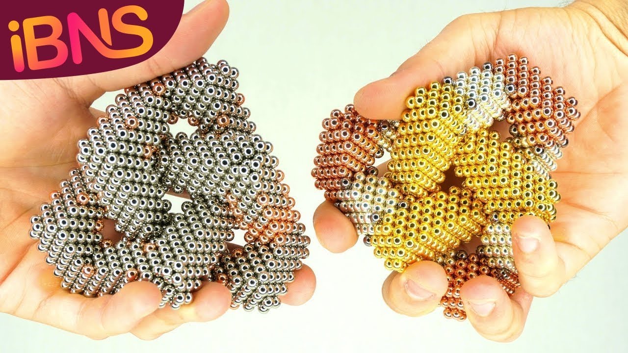 Playing with 1000 mini magnetic balls! (pt. 4, satisfying buckyballs and  ASMR) 