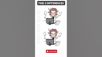 Spot the 3 difference Puzzle - 537 #shorts #findthedifference