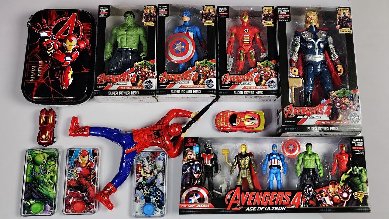 Latest Collection of Toys😱Avengers, Spider-Man, Pencil Box, Rc Car ...