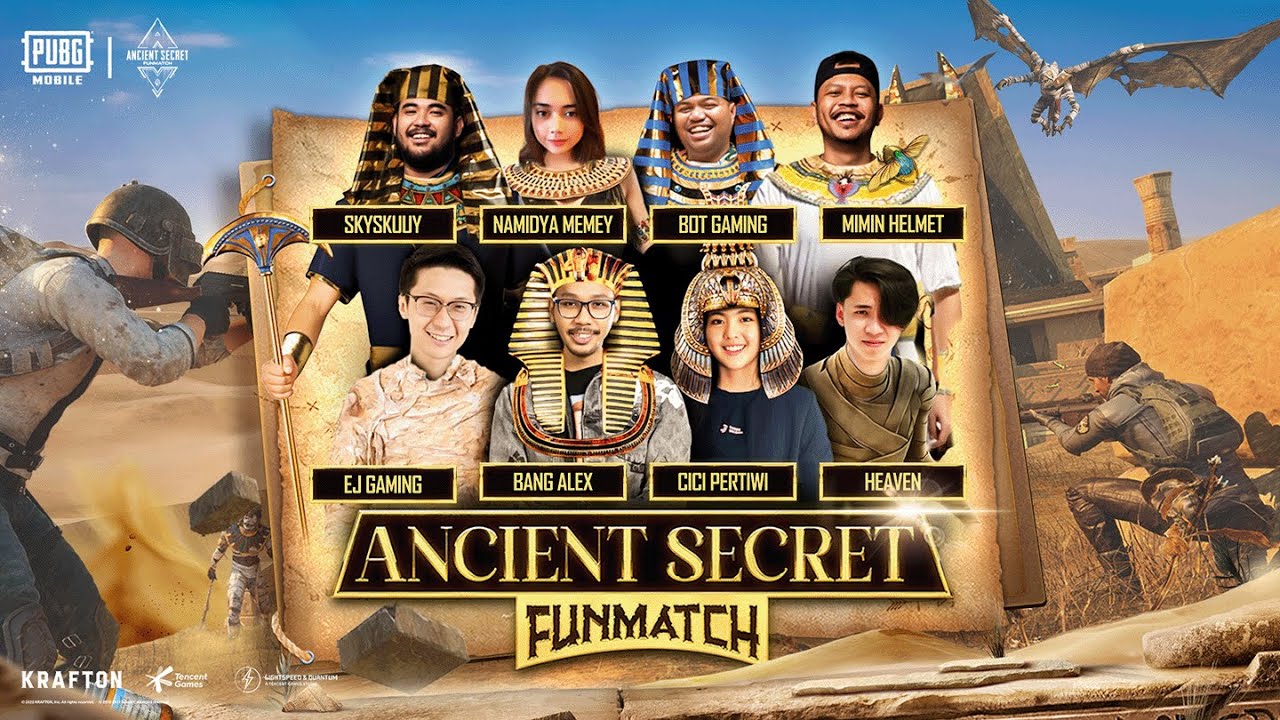 PUBG MOBILE Ancient Secret Funmatch – Siapakah yang akan menjadi penguasa di Ancient Secret?