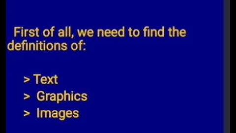 Combining text, graphics and images