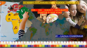 Standard: VIII , Subject: Geography  , Topic: Map scale