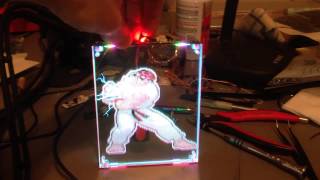 Pixlpane LightBoard - January 2014 Prototypes (Megaman/Ryu)