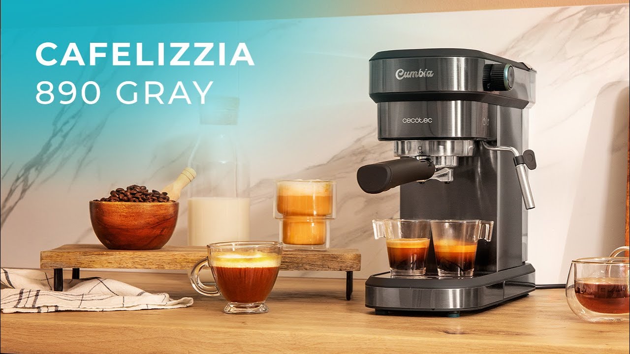 Espresso machine Cafelizzia 890 Gray for espresso and cappuccino , cafetera cecotec cafelizzia - Vimarsana News