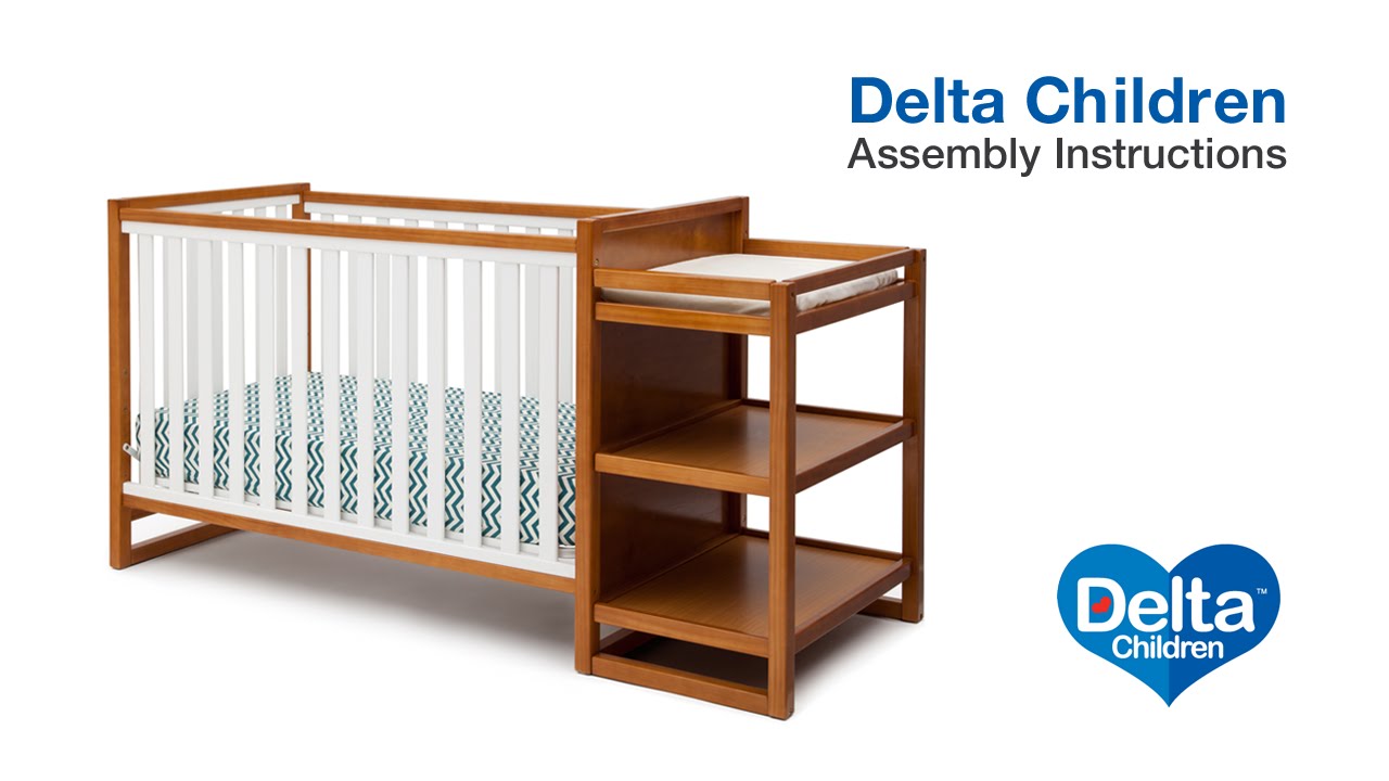 delta children crib and changer