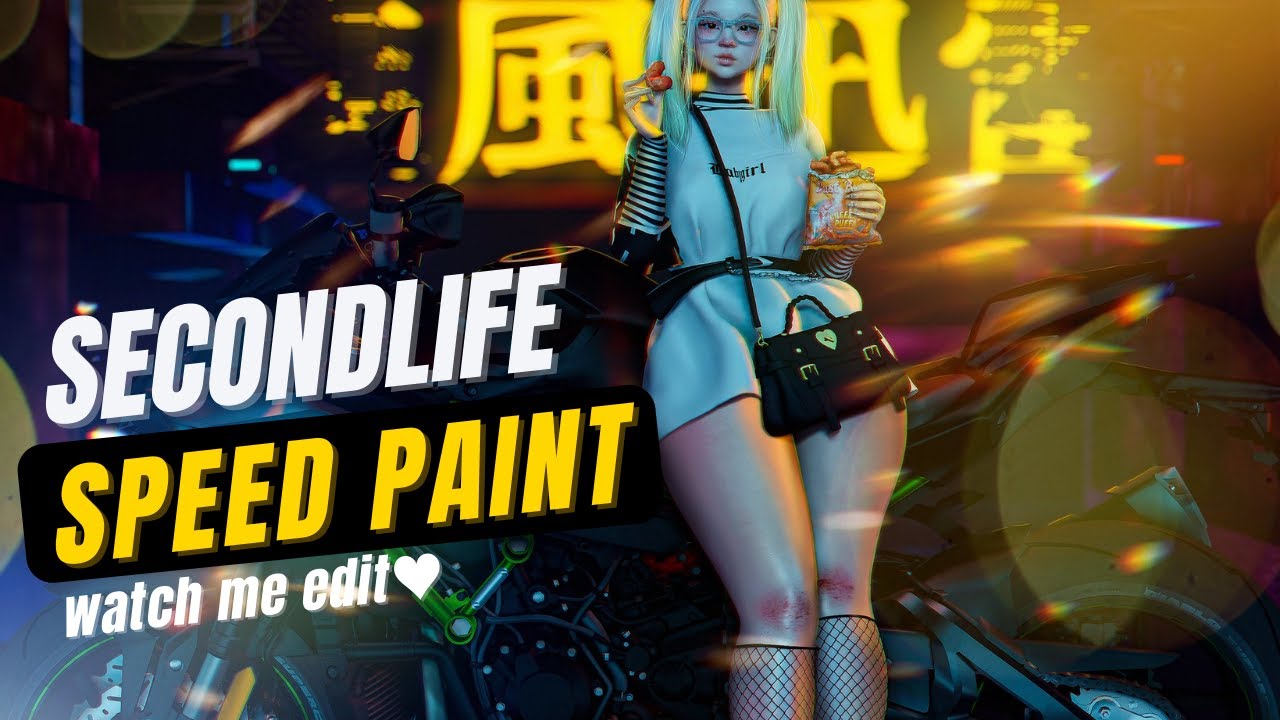 [SECOND LIFE] Speed Paint | Watch Me Edit My Photo ♥