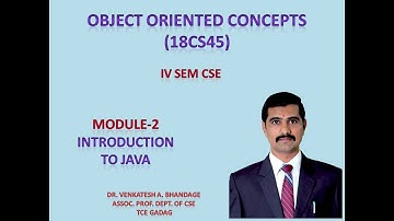 9 - Introduction to java