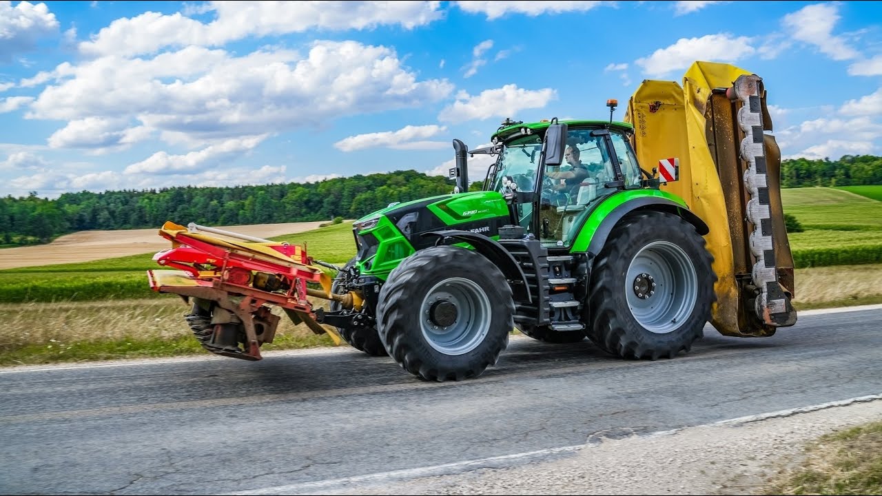 maxresdefault Co oferują ciągniki DEUTZ FAHR serii 6 z przekładniami Powershift i Rcshift?