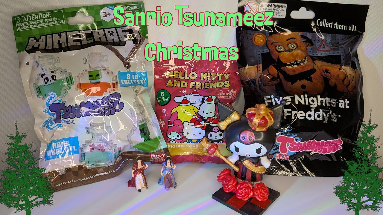 Sanrio Tsunameez Christmas 🎄🌹 |  Which character is your favorite? I would like to get 🐷🐸🐊