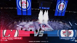 PS5 NHL 24 New Jersey Devils Vs Winnipeg Jets