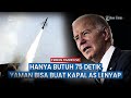  biden panik houthi hanya butuh 75 detik untuk lenyapkan kapal milik as