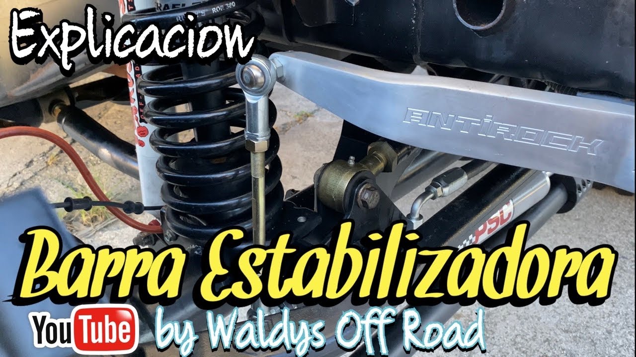 Explicacion Barra Estabilizadora (Sway Bar) by Waldys Off Road - YouTube