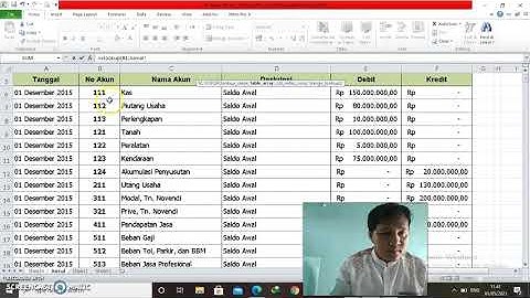 Membuat Buku Besar (General Ledger) Menggunakan Pivot Table