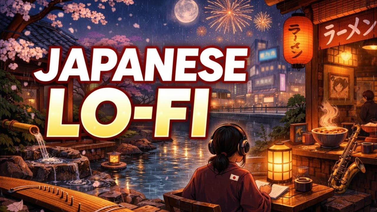 Japanese Lo-fi Mix — Rainy Tokyo Study & Relax