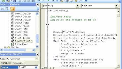 Highline Excel Class 52: Recorded Macro Basics