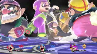2 Warios Farting On Inkling Ryona 2 Ssbu