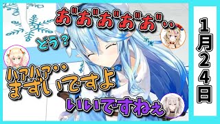 【1/24】ホロライブの昨日の見所まとめてみました【アキロゼ・獅白ぼたん・白銀ノエル・大空スバル・天音かなた・宝鐘マリン・さくらみこ・百鬼あやめ・常闇トワ・雪花ラミィ・湊あくあ/ホロライブ切り抜き】