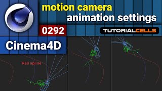 0292. motion camera ( animation settings ) in cinema 4d Wealth