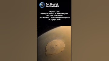 Olympus Mons: The Tallest Mountain in the Solar System 🏔️🚀 System #mars #universe #shorts