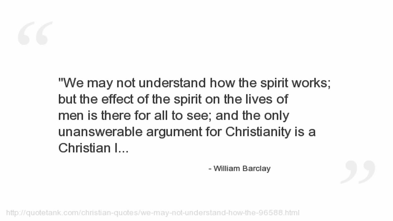 William barclay quotes youtube