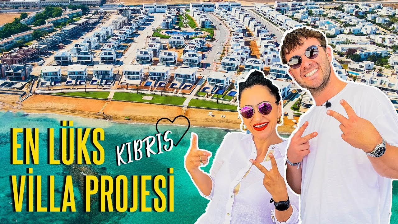 KIBRIS İSKELE BÖLGESİNİN LÜKS VİLLA PROJESİNİ GEZDİM!