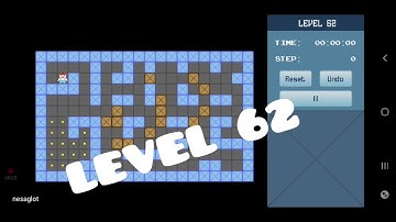 Classic Sokoban Level 62 | without UNDO | Solution 1 - 90
