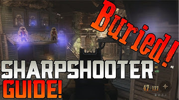 "BURIED" Easter Egg! Sharpshooter Step In-Depth guide! (Black Ops 2 Zombies)