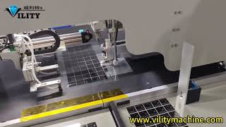 Vility 0.02mm accuracy automatic high speed CCD sheet to sheet target hole punching machine