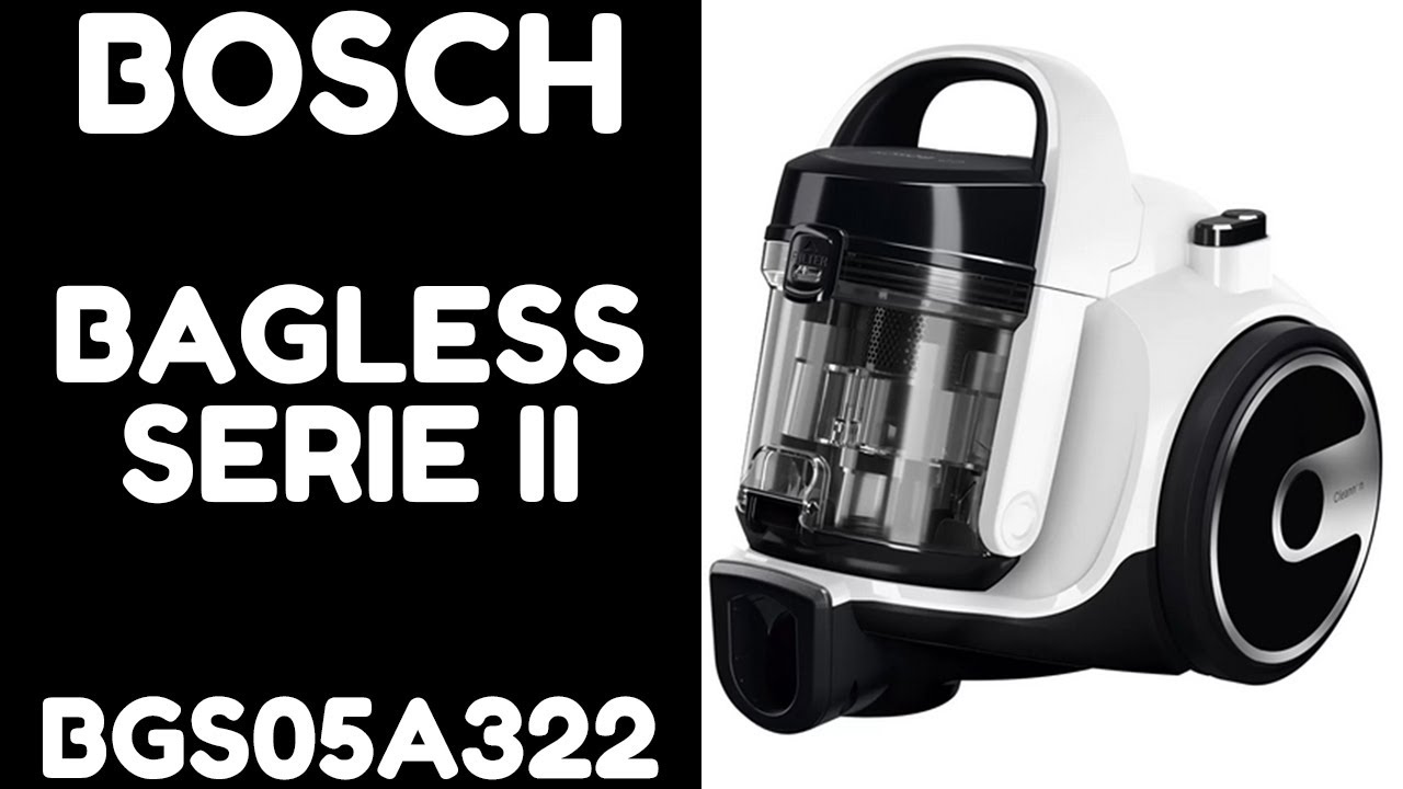 Aspirateur sans sac Bosch Série 2 BGS05A322 blanc au meilleur prix