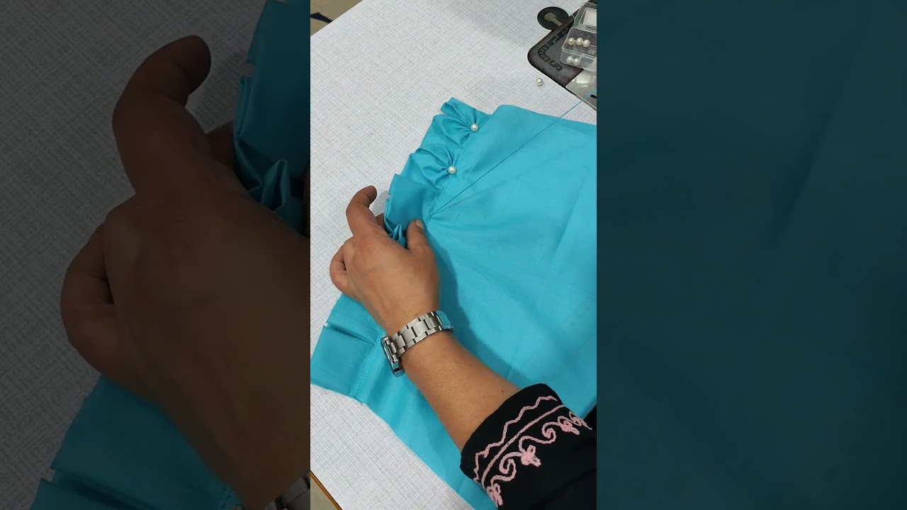 beautiful pearl sleeves design 😍 creative meet