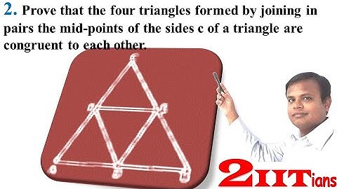 Midpoint Theorem Ex 11 Q2 Class 9 Maths ICSE ML Aggarwal Solutions