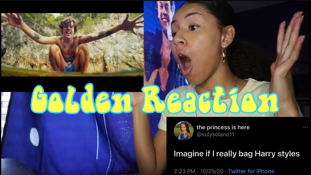 РЕАКЦИЯ НА ВИДЕОКЛИП HARRY STYLES GOLDEN