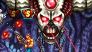 Contra Rebirth (Wii) All Bosses (No Damage)