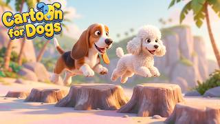 Cartoon for Dogs 🐶🏠 Dog TV Entertainment 🎵 Gentle Music for Dogs 💙 Keep Dogs Calm &amp; Happy All Day