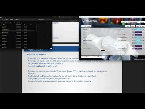 FlightFactor 777 v2 Feature Guide 1.5 | Updating Your NavData