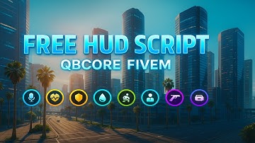 10 HUD in One Script | Free HUD script Fivem | Qbcore Framework