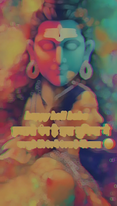 ✧༺mahadew status holi༻✧bholenath status #shots #bhagti_shorts_100m #mahadewa88