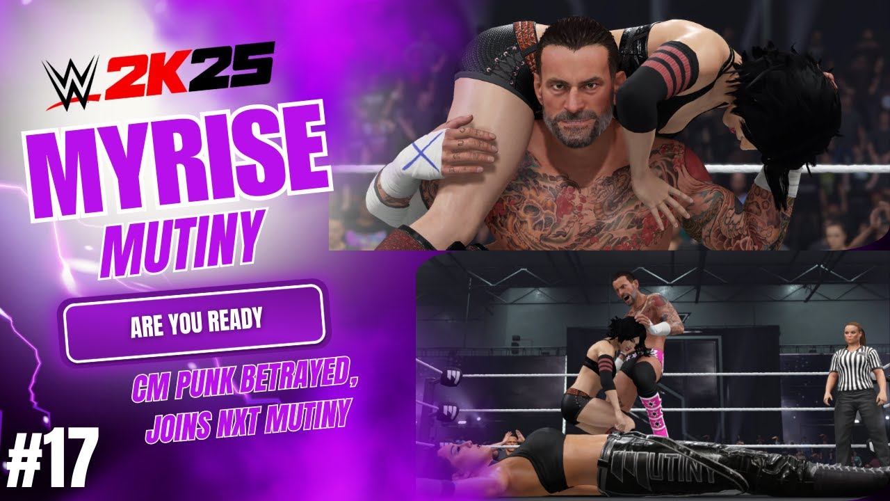 Irish Whip Bayley в правом верхнем углу. Вы готовы? WWE 2K25 My Rise Mutiny [17]