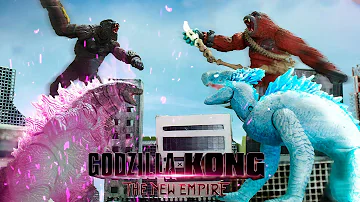 Godzilla x Kong: The New Empire | Final Battle in Stop-Motion | The SwitchMotion [4k]