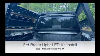 2022+ Nissan Frontier 3rd Brake Light Install