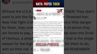 Trump blasts Nato as Cowards During War Crisis #trump #nato  #breakingnews  #viralnews