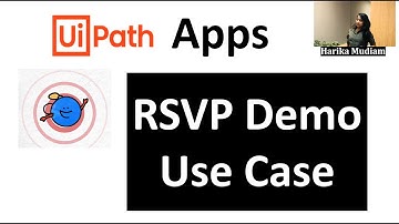 UiPath Apps - RSVP Demo use case