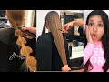 بنات قصوا شعرهم جدا قصير ! كيف يقدروا !! Super long haircut