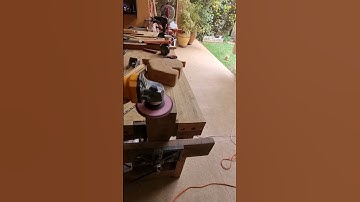 end grain sanding with a flap disc