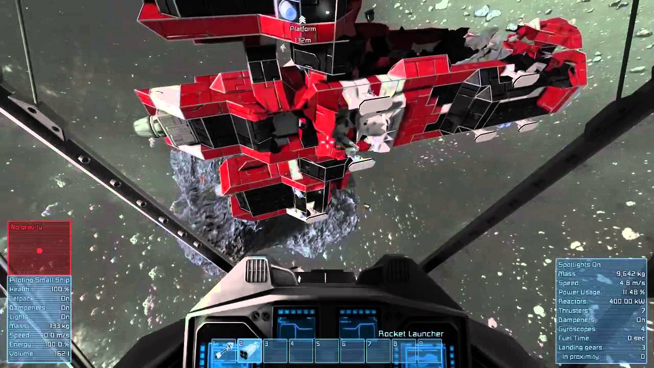 Space Engineers Helicopter Gunship - YouTube