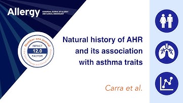 Natural history of airway hyperresponsiveness and is association with asthma traits