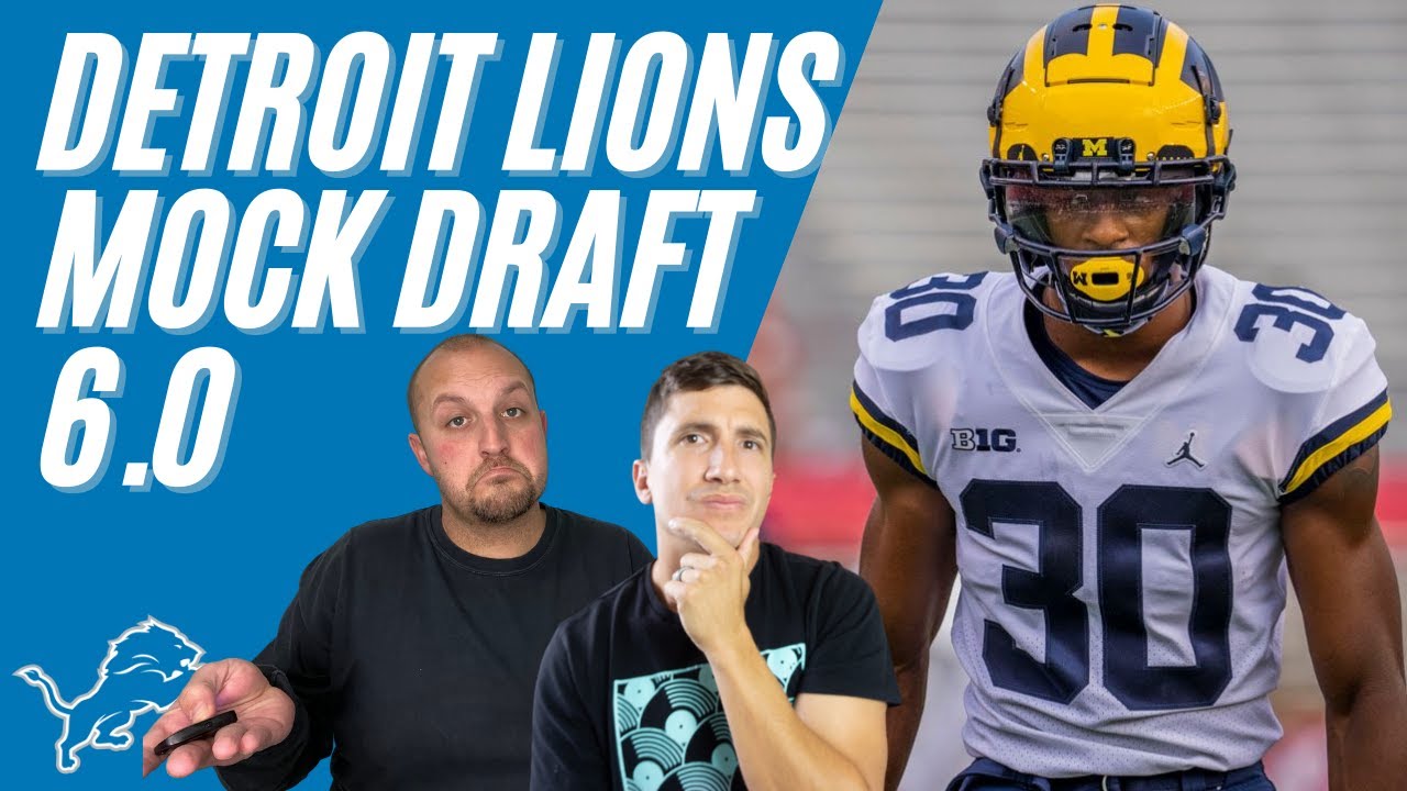 Detroit Lions Mock Draft Rounds 1, 2, 3 POST COMBINE EDITION YouTube