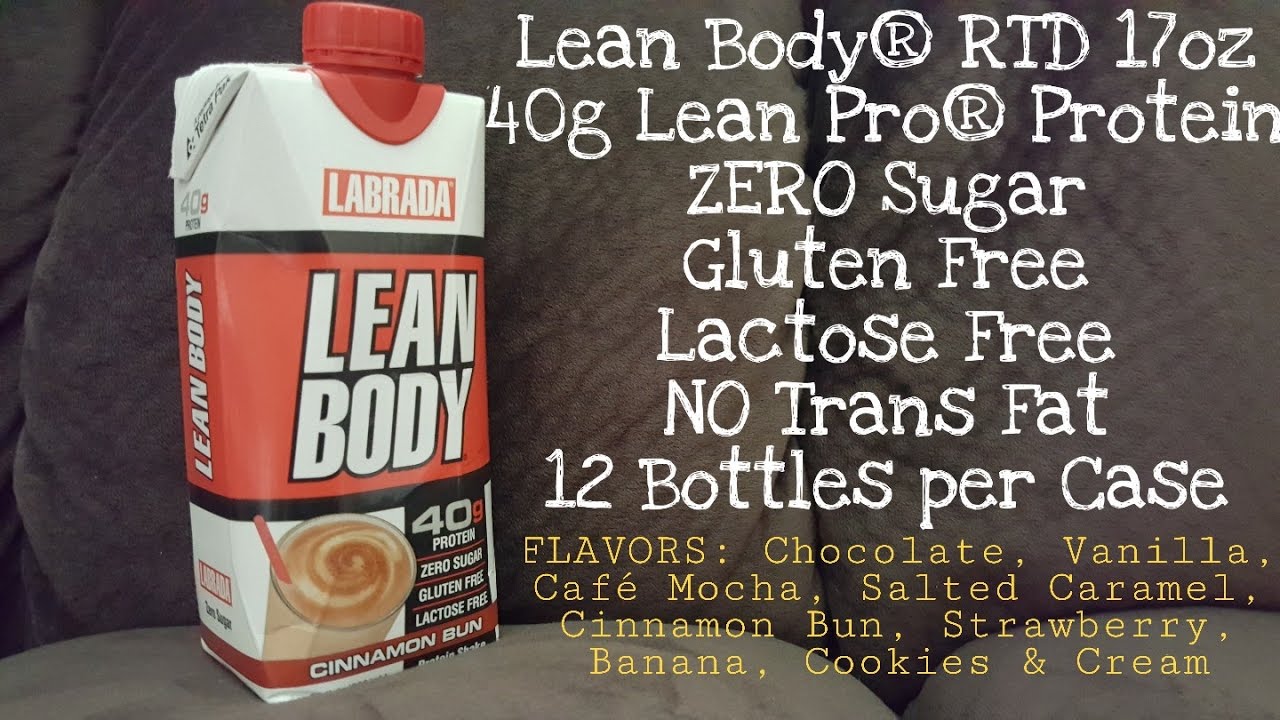 Lean Body® High Protein (RTD) Ready to drink Shake First Impressions