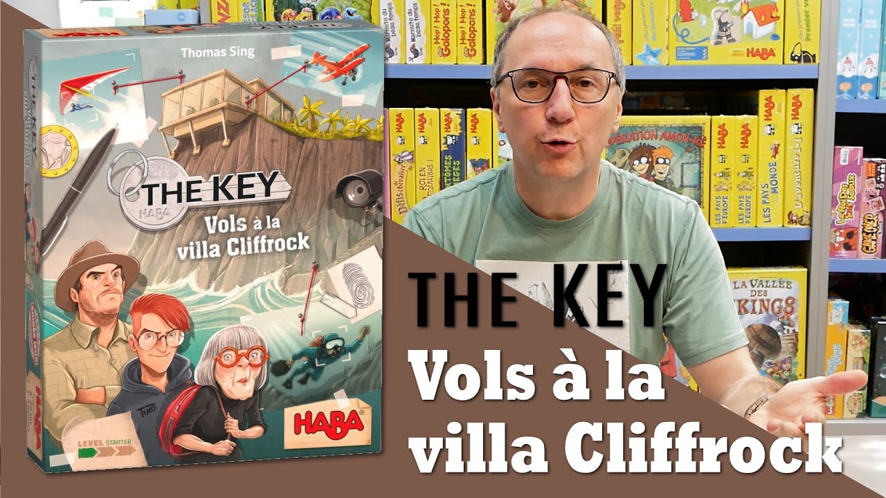 HABA The Key – Voli A Villa Cliffrock: Gioco Investigativo Per Bambini E Famiglie (8+) Livello Facile